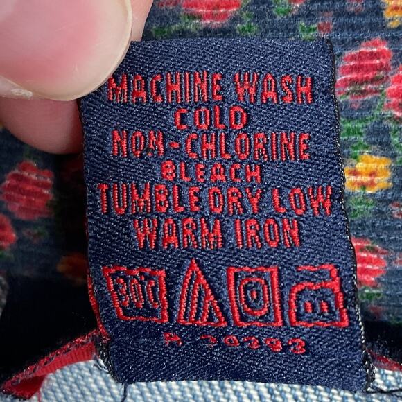 Denim and Co Womens Patchwork Denim Corduroy Jacket Large - Picture 8 of 11